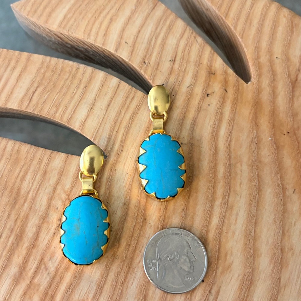 Turquoise earrings